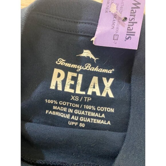 NWT Tommy Bahama Men's Blue Graphic T Shirt - XS - Picture 7 of 9